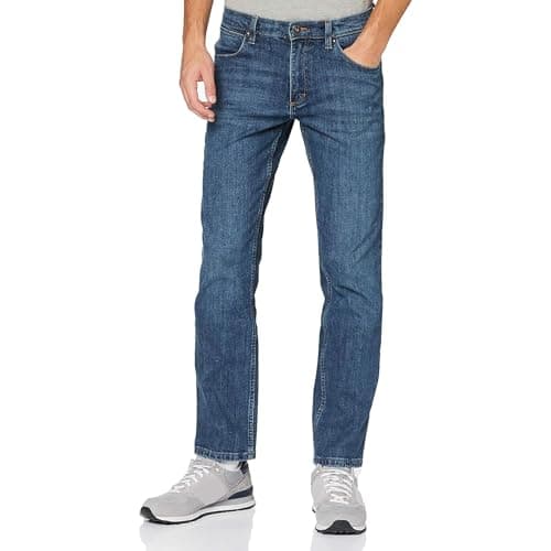Wrangler Red Kabel Straight, pantalones para Hombre, Authentic Blue, 32W / 32L