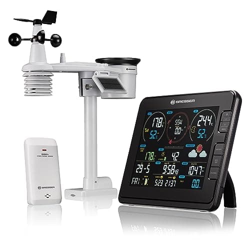 EXPLORE SCIENTIFIC WSX3001 Stazione meteo professionale 7 in 1 con connessione wi-fi, nera
