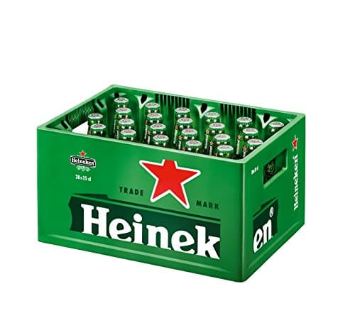 Heineken Pils Bier (28 x 0,25 l Flaschen), Kasten, 28 Stück, 5% Alkoholgehalt, 100% Natürliche Zutaten, Erfrischend Milder Geschmack
