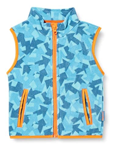 Playshoes Fleece Weste, Giacca in Pile Unisex - Bambini e ragazzi, Turchese (Arrows), 92