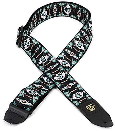 Ernie Ball Sangle en jacquard, motif Southwestern Turquoise