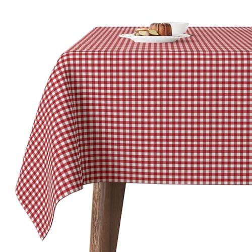 Martina Home Mantel TEFLONADO CONFECCIONADO Petit Vichy Rojo 200X140 CM