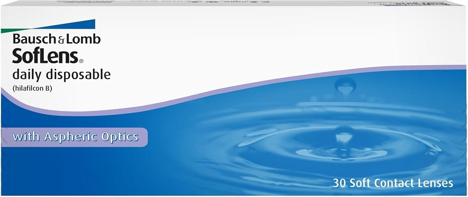 SofLens Daily Disposable Lenti a Contatto Giornaliere Correttive, 30 Lenti, BC 8.6 mm, DIA 14.2 mm, -4.5 Diopt