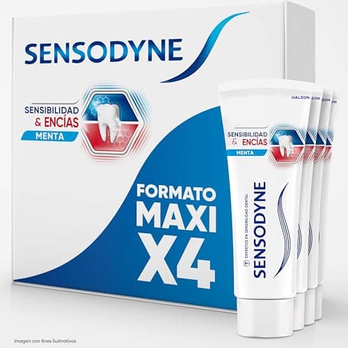 Sensodyne Sensibilidad y Encías Pasta Dental Con Flúor, Pack 4x75 ml