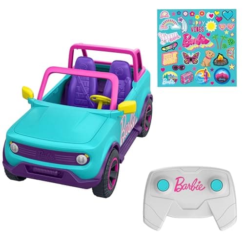 Hot Wheels Barbie RC SUV, ferngesteuertes pinkes Fahrzeug