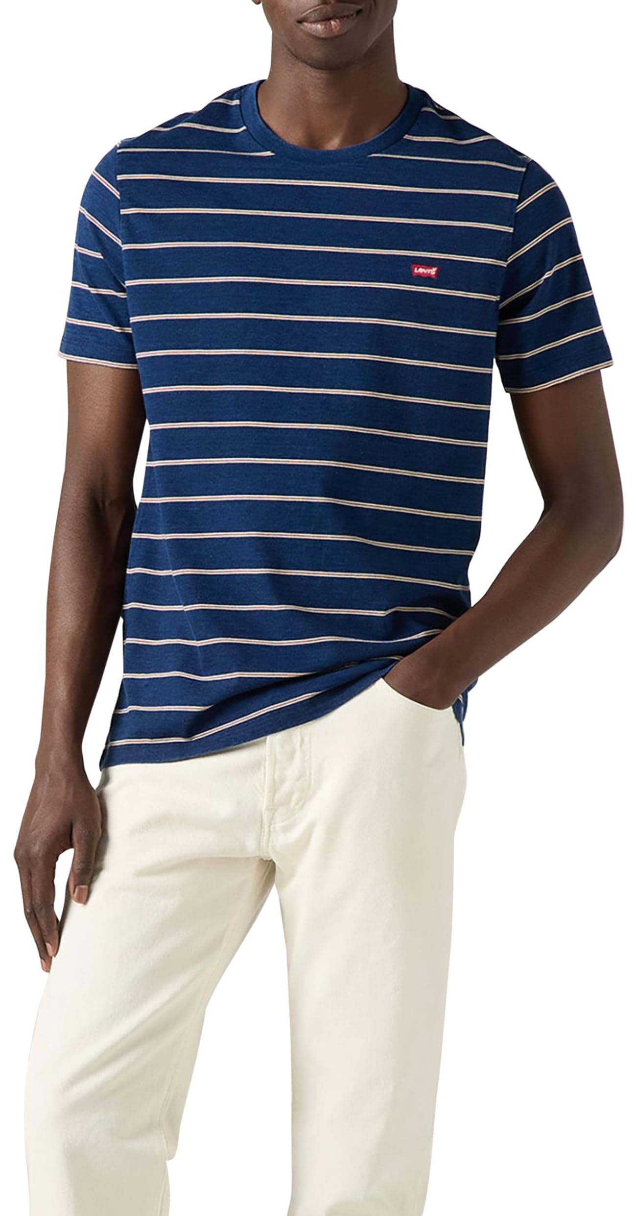 Levi's SS Original Housemark tee Camiseta, Taper Stripe True In, S para Hombre