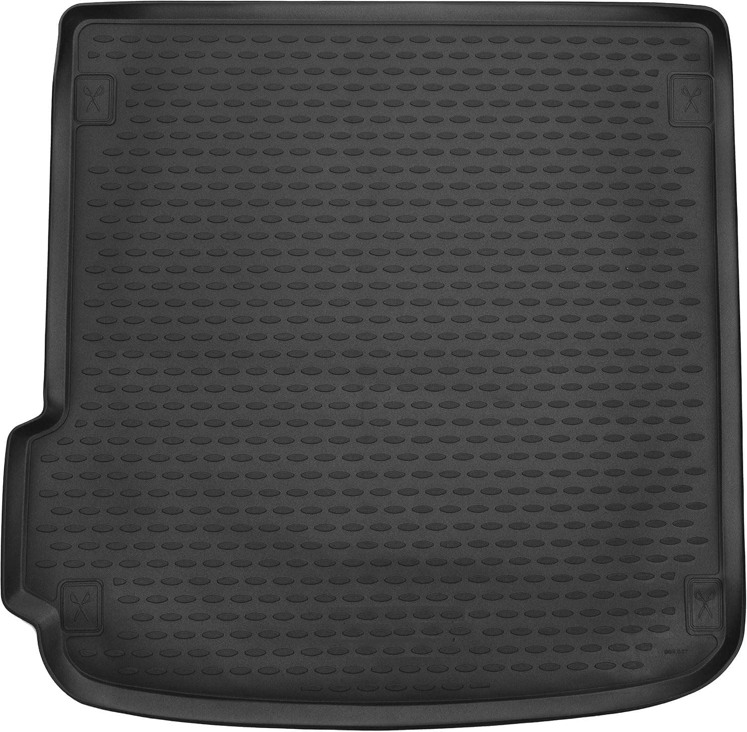 ELEMENT Tappetino Bagagliaio Premium Antiscivolo per Audi A4 Avant / A4 Allroad | Mk5 B9 | 2015-2024 | 100% Adatto, Tappetino Gomma per Vanello di Carico, Protezione paraurti, Impermeabile