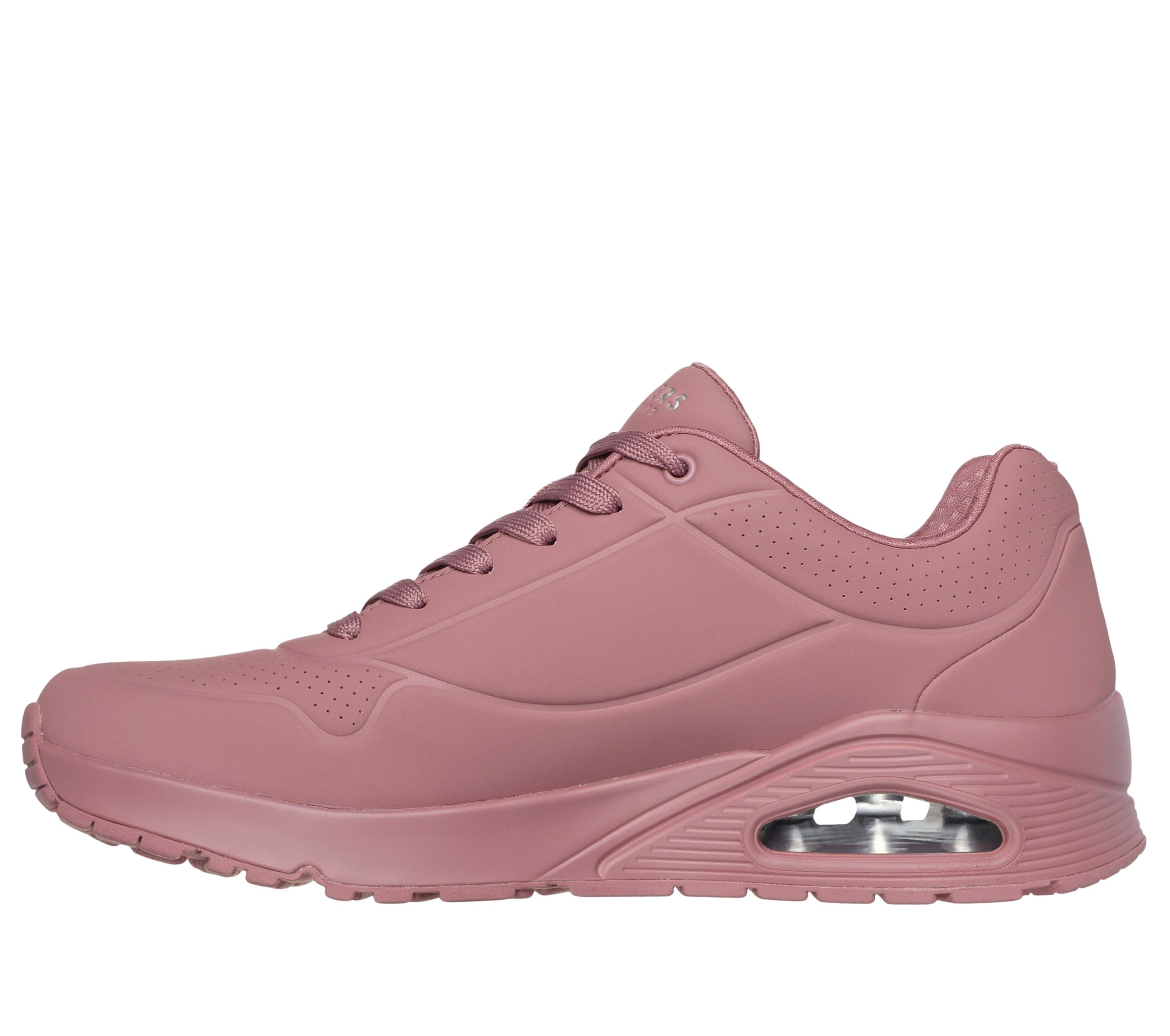 Skechers Uno Stand On Air, Scarpe da ginnastica Uomo, Ash Rose Durabuck Mesh, 40 EU